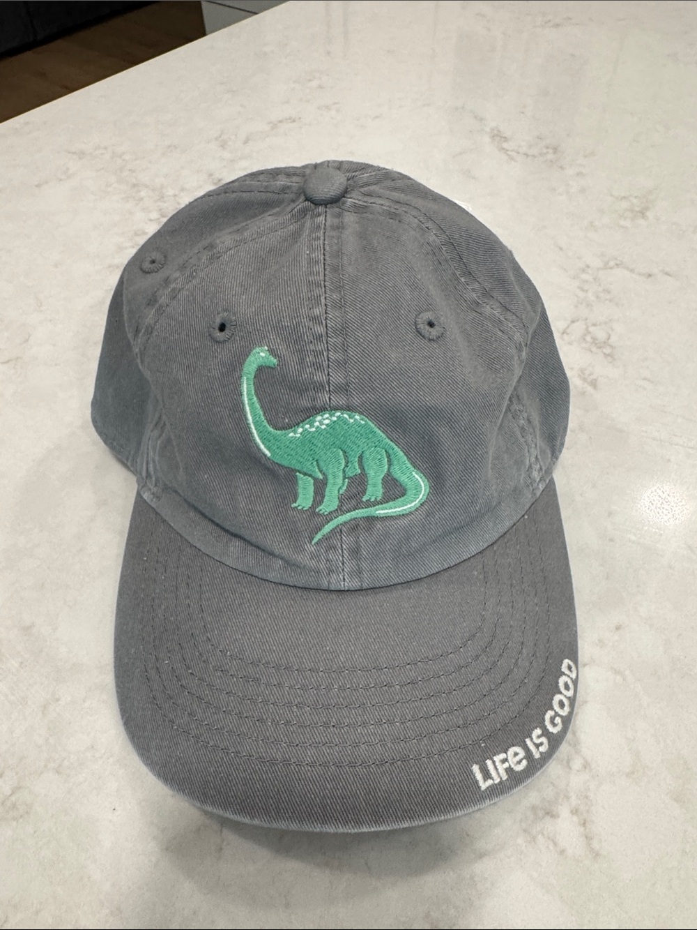 Life is Good Dinosaur Kids Baseball Hat